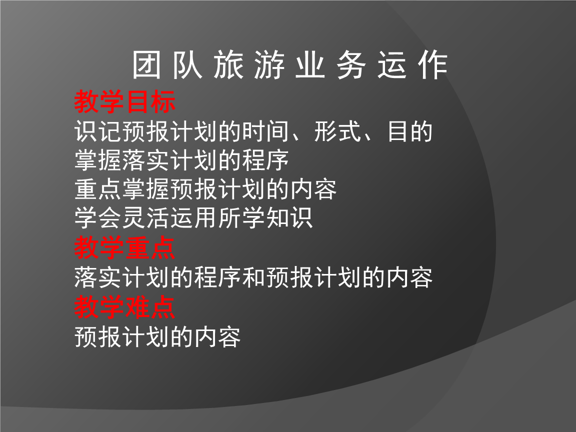 团队旅游业务运作全解析 从需求对接到完美交付